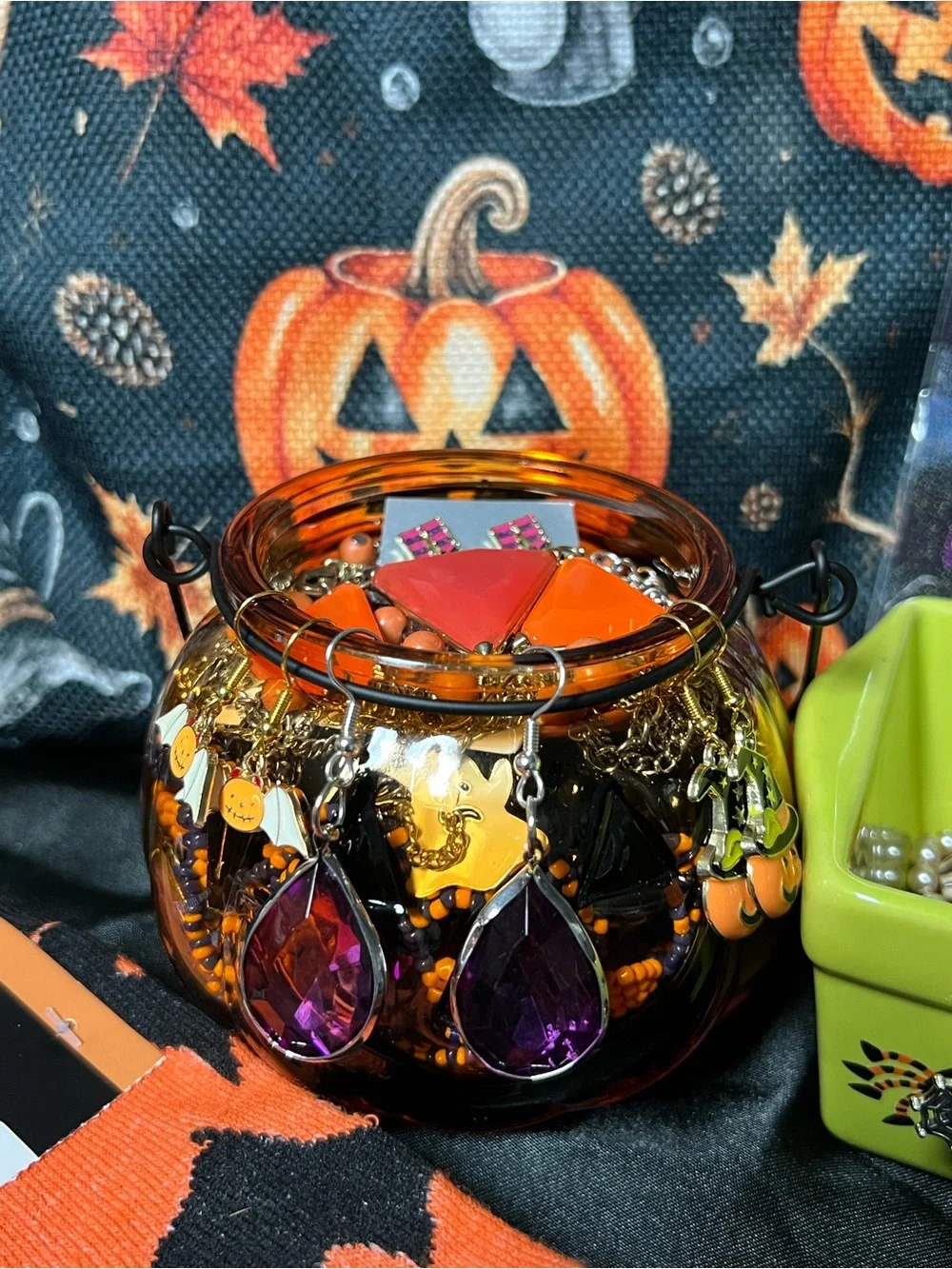 Halloween themed jewelry bundle
